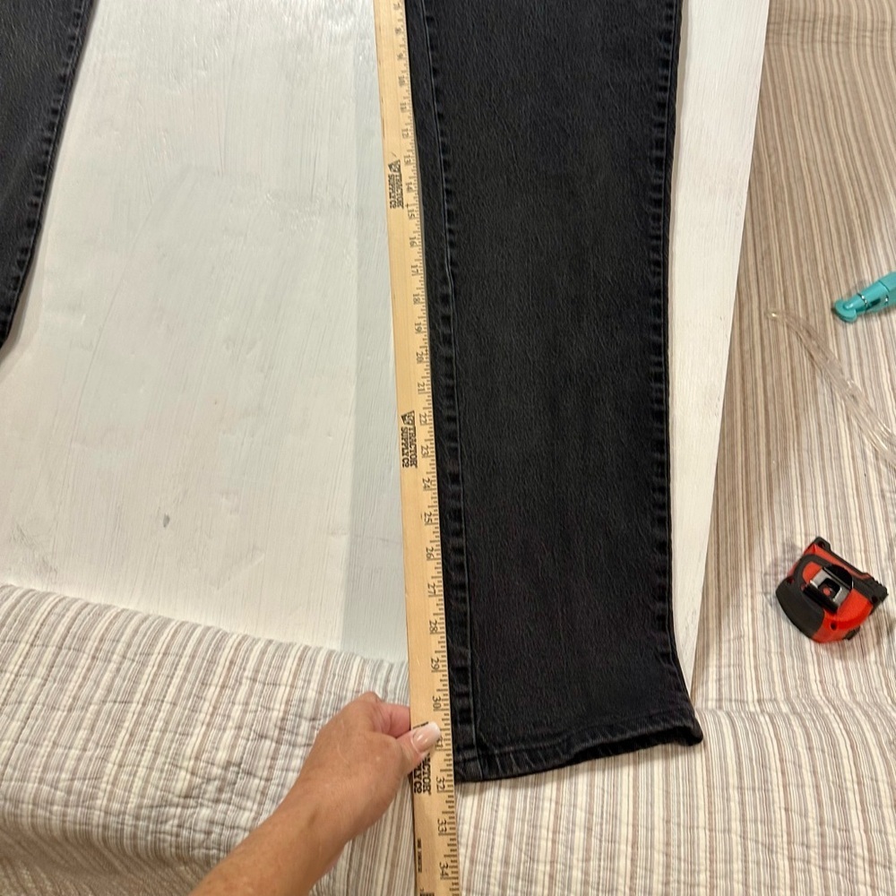 Lot 2 Rider by Lee Jeans Women’s 14L Black High Rise Tapered Mom Jeans Vintage - Picture 11 of 13